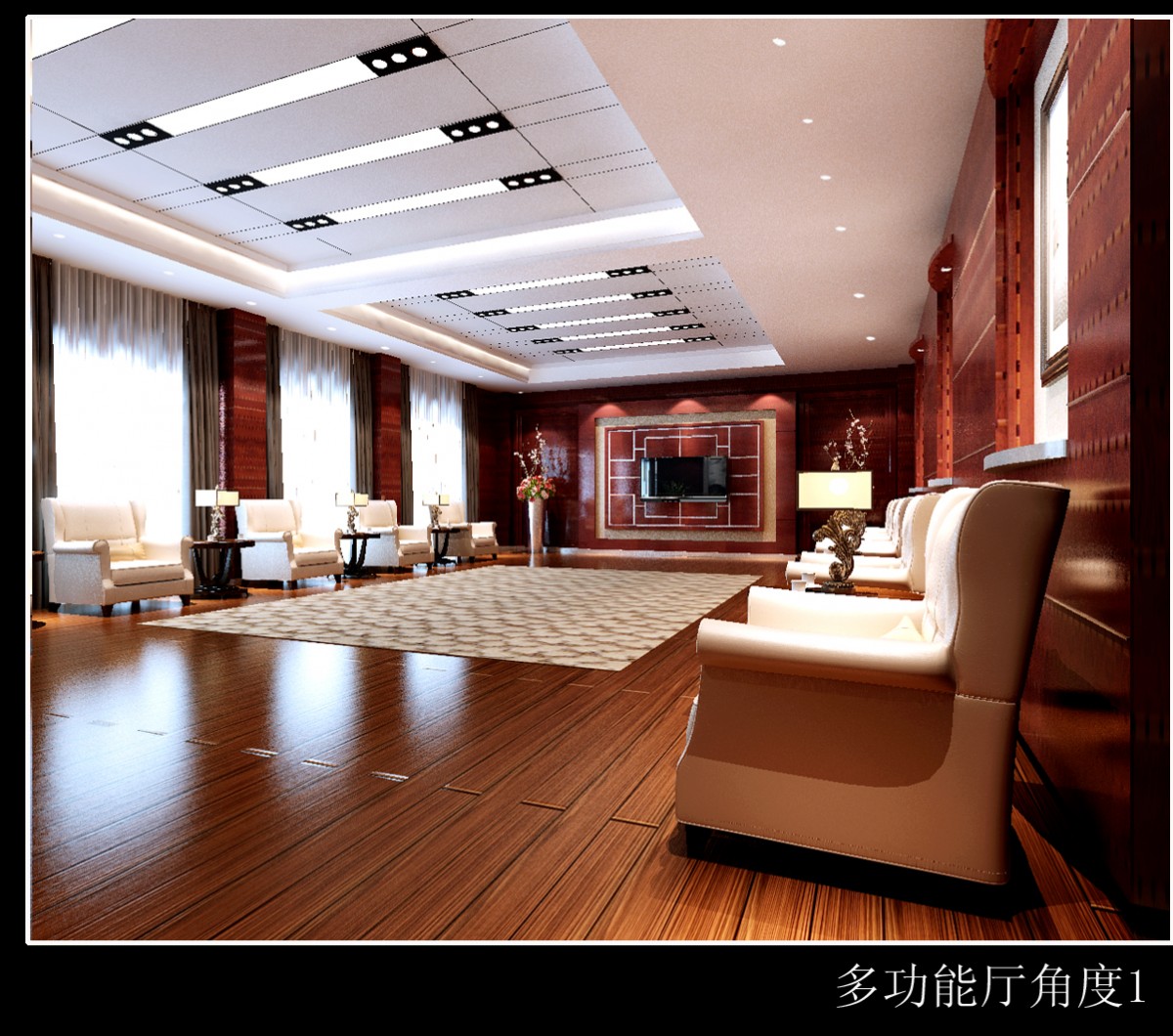 复旦大学多功能厅|空间|室内设计|上海争新设计 - 原创作品 - 站酷 (ZCOOL)
