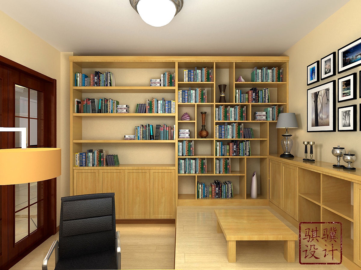 精美面积81平小户型书房简约装修设计效果图-土巴兔装修效果图