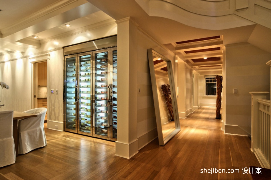 2013现代风格三居室红酒私家酒窖酒柜装修设