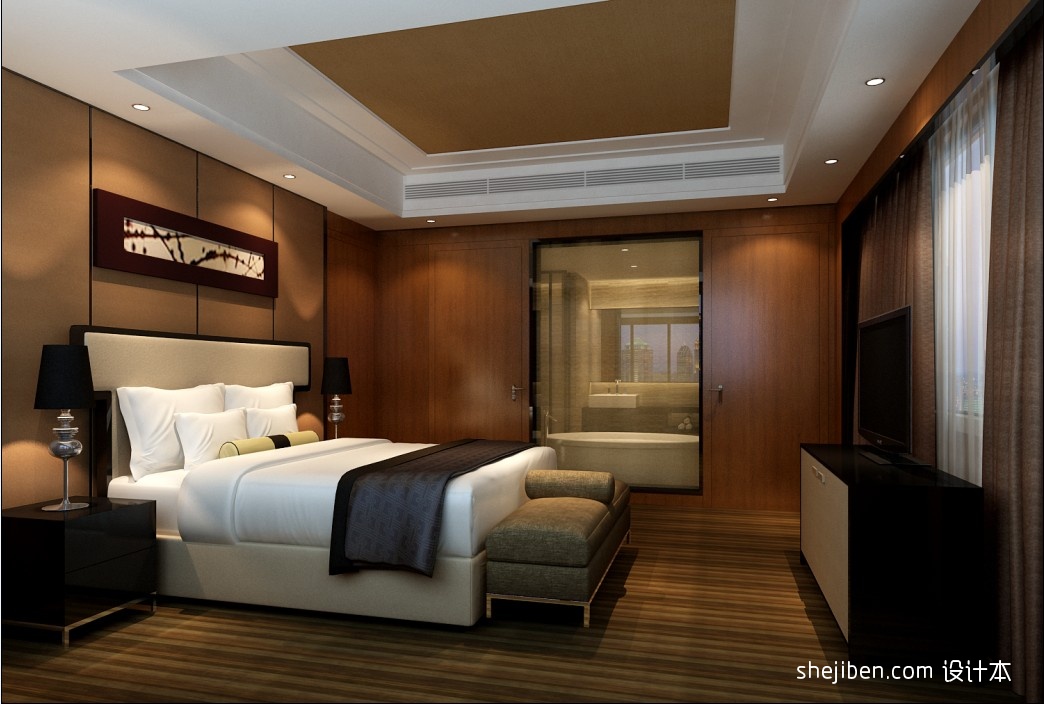 1+1套房卧室 – 设计本装修效果图