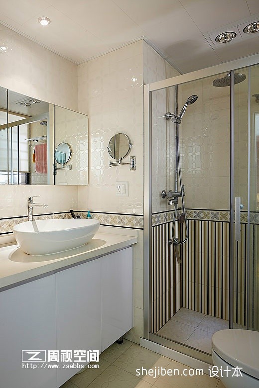 浴面柜是的镜子怎么固定的？