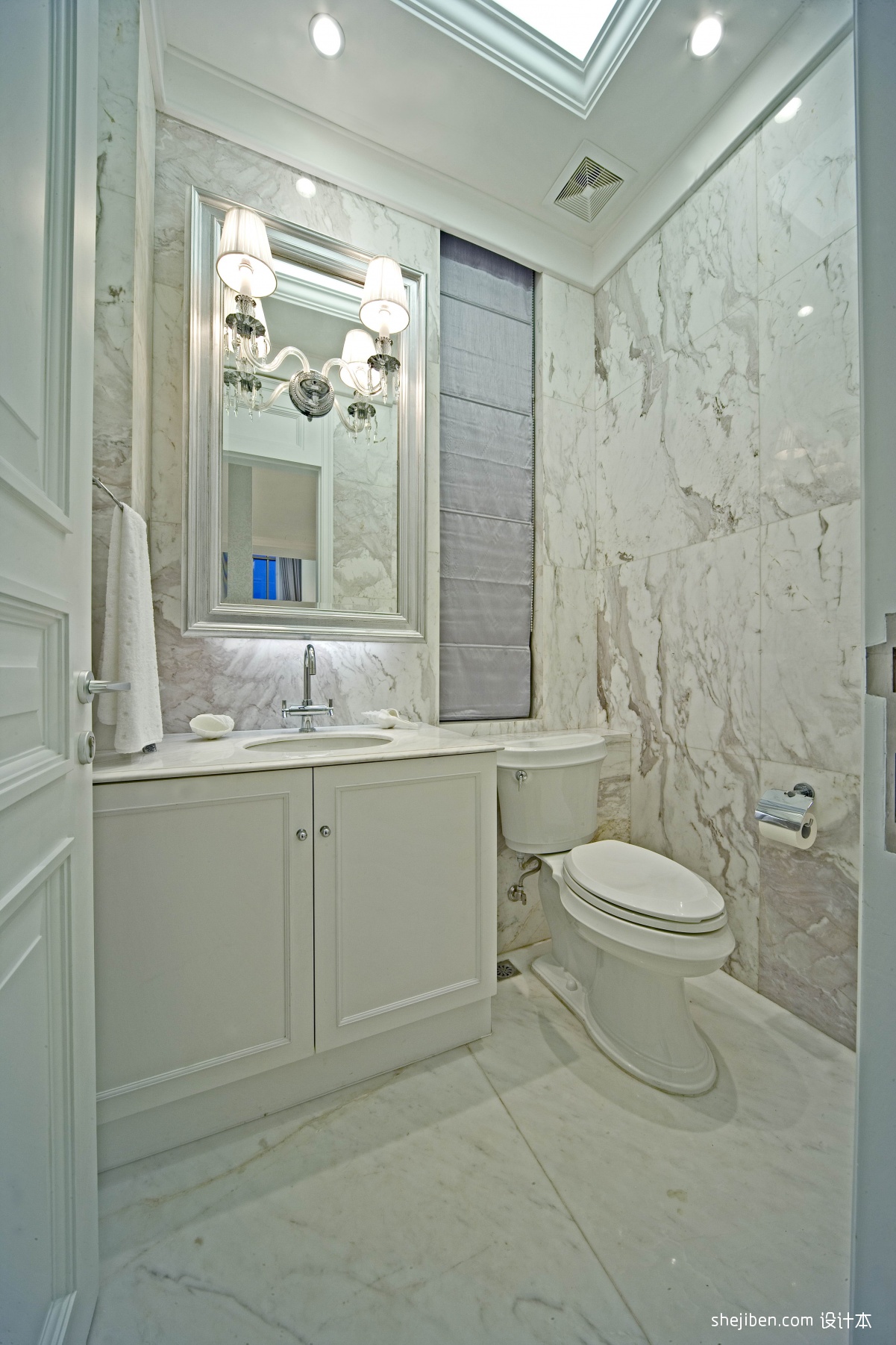 现代简约浴室白色系装饰室内装修效果图图片_装饰装修_建筑空间-图行天下素材网