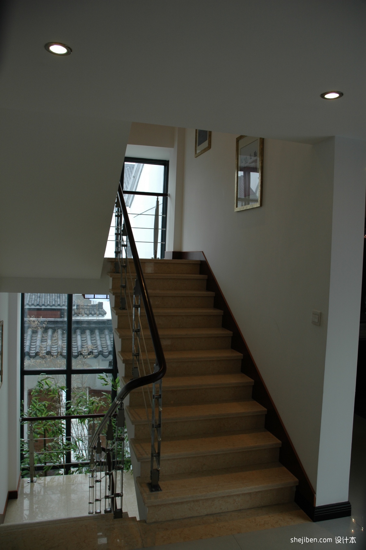 精美室内楼梯效果图欣赏 – 设计本装修效果图