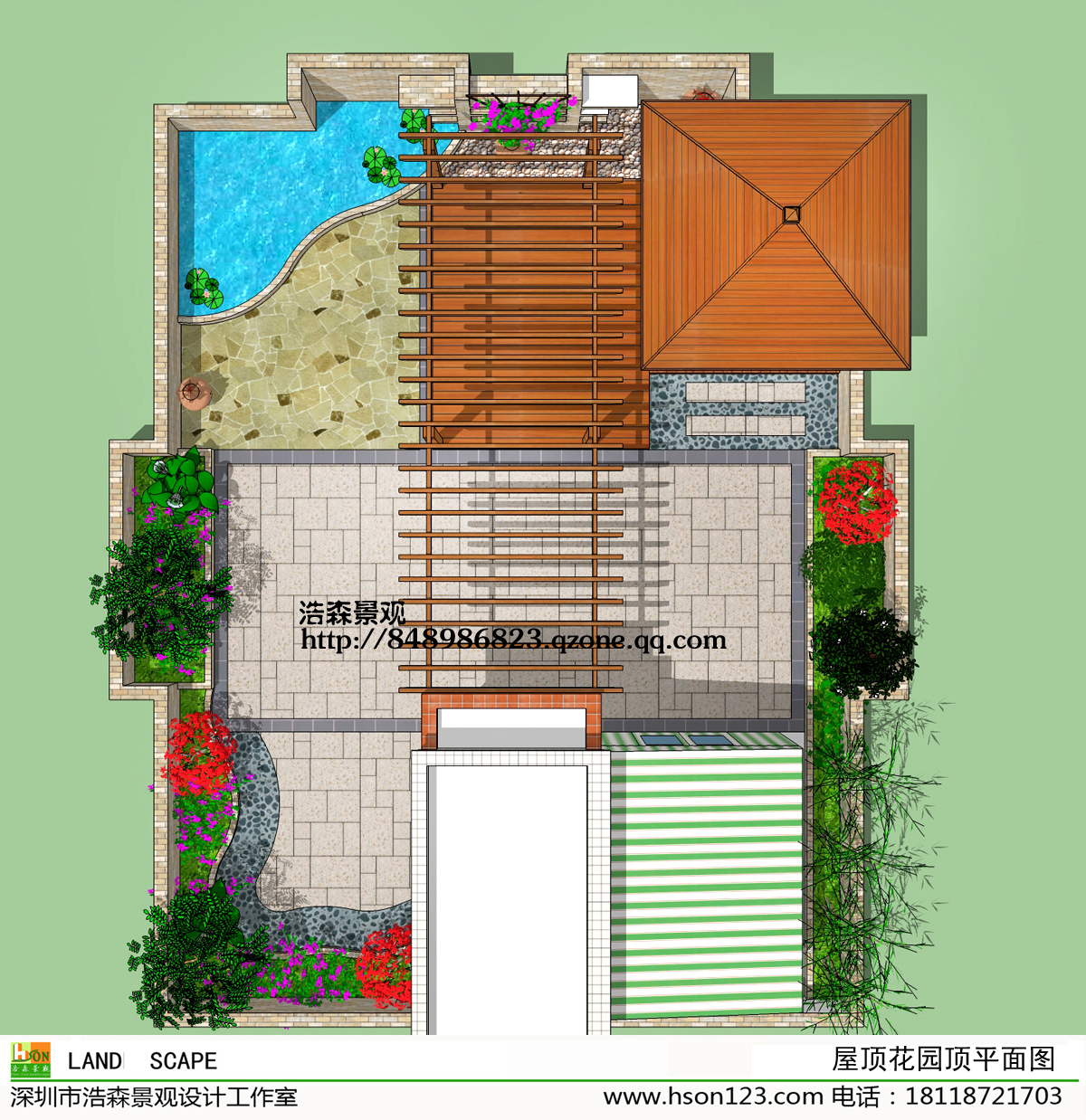 私家庭院景观设计_755074 – 设计本装修效果图
