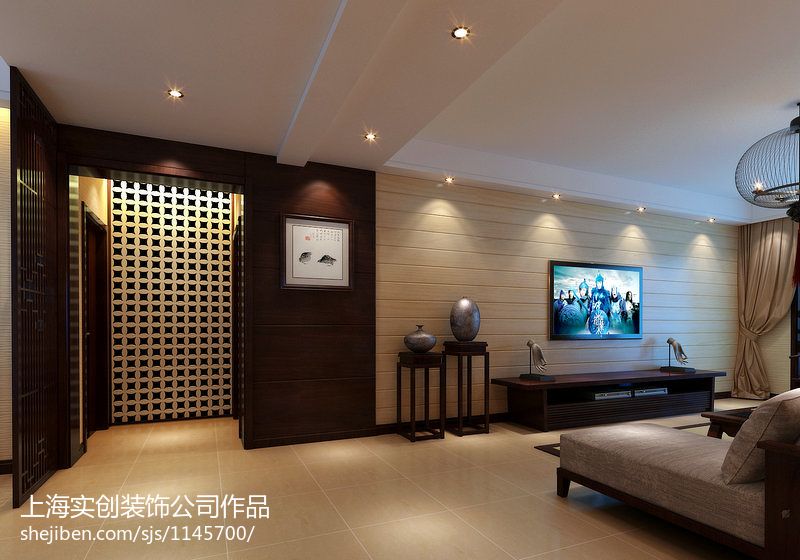 上海实创装饰之中式古典的绿地香颂公寓_105