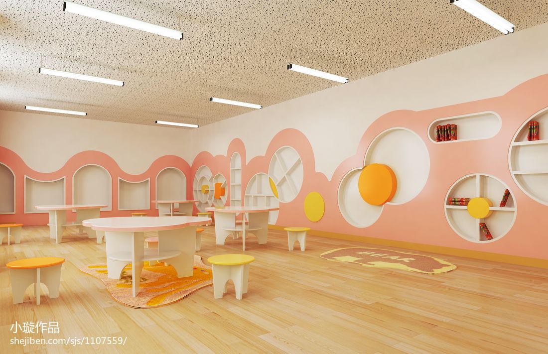 现代幼儿园教室室内环境布置
