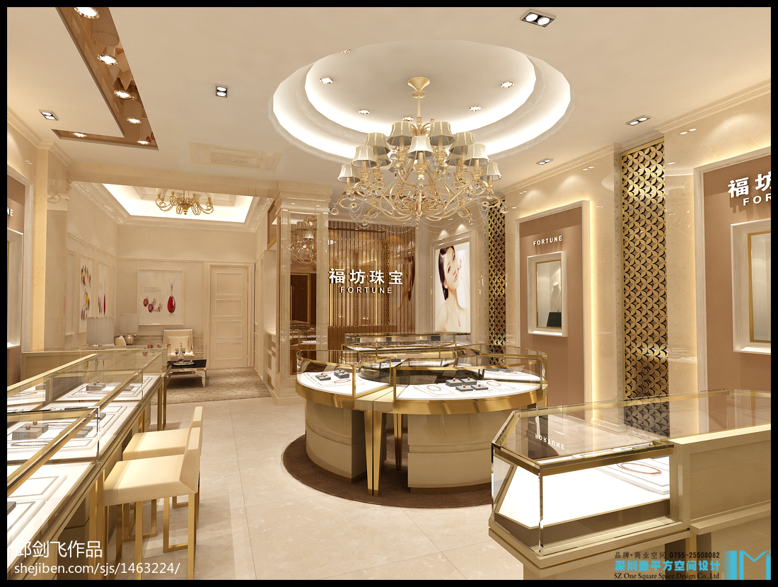 工装设计｜珠宝店设计|空间|室内设计|HassanHu - 原创作品 - 站酷 (ZCOOL)