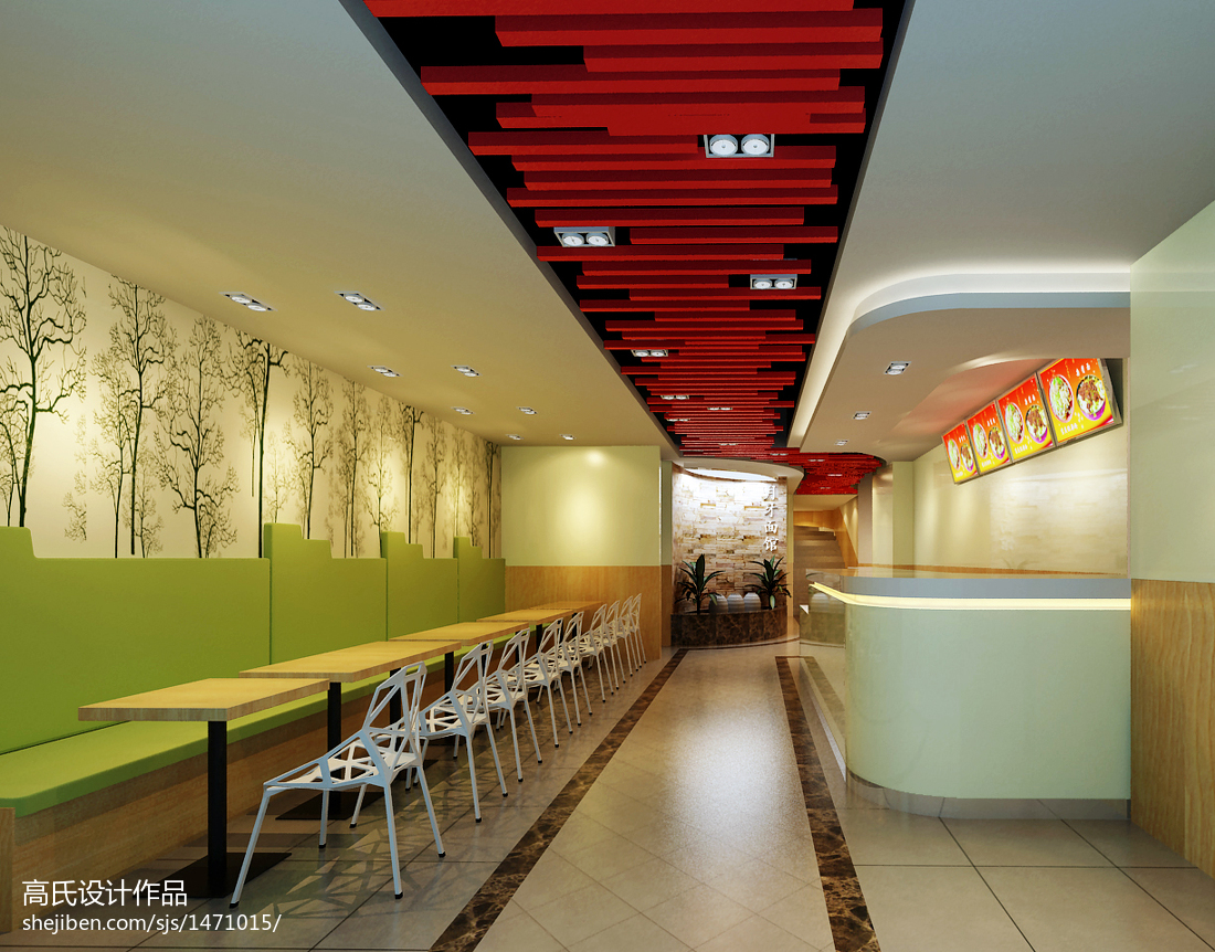 郑州时光机·光彩美食广场，美食广场设计，餐厅设计，金枫设计