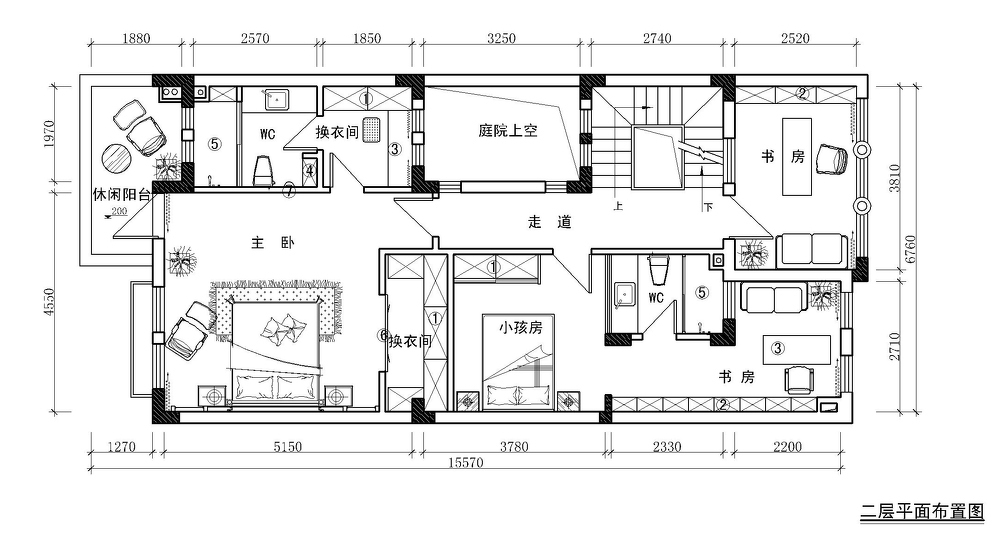 花好月圆长沙堤亚纳湾300平米中式别墅设计品蓝设计工厂1597164