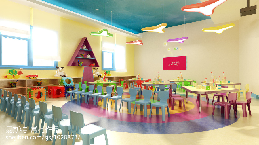 幼儿园教室装修效果图2014图片 – 设计本装修