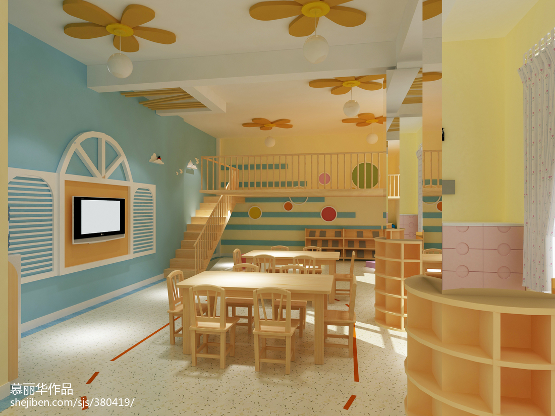 彩虹岛-幼儿园|空间|室内设计|翼宿 - 原创作品 - 站酷 (ZCOOL)