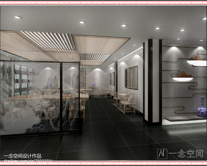 南宁市花鸟市场禾·茶空间文化空间-装修设计