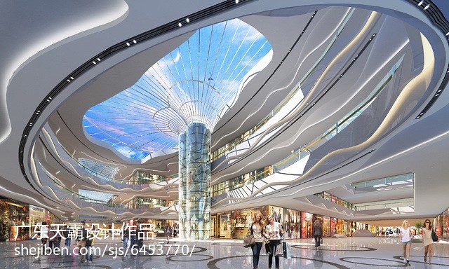 打造个性化咸阳购物中心设计找天霸设计公司