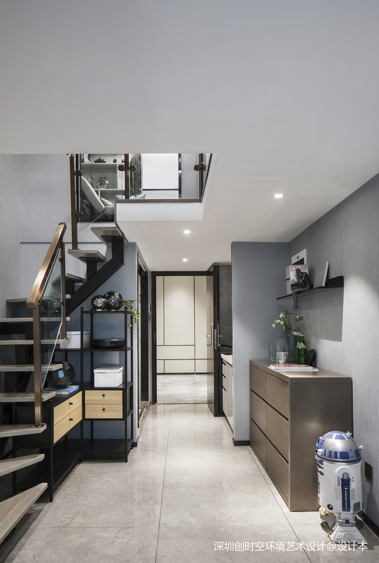 万科金域广场loft公寓楼梯设计图 设计本装修效果图