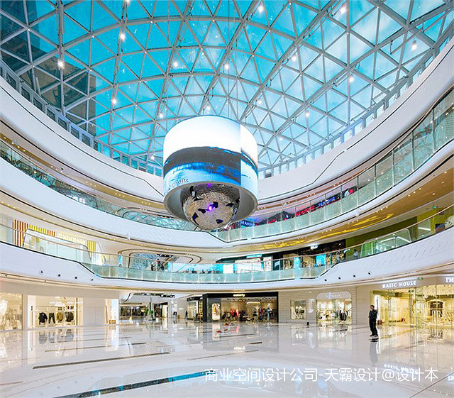 购物空间600000平米装修案例_效果图 太原龙湖万达广场室内设计理念