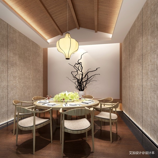 餐饮空间1200平米装修案例_效果图 - 餐饮会所 - 设计