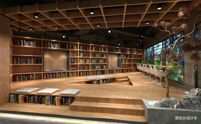 凯里-悦里文化书店空间设计