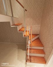 欧式小户型室内旋转楼梯装修效果图