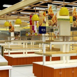 拉萨百益超市-装修设计效果图-尹江设计师作品