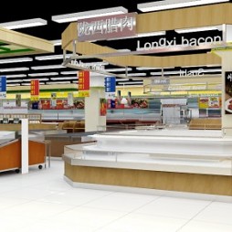 拉萨百益超市-装修设计效果图-尹江设计师作品