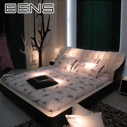 BENS奔斯家具订制 床 皮床 真皮床 软床 双人床