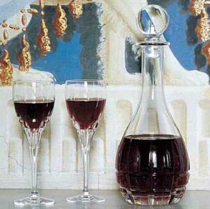 意大利进口顶级水晶红酒酒樽带盖酒瓶醒酒器手