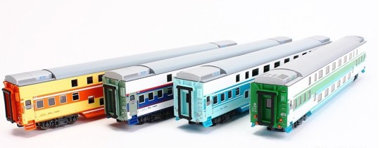百万城火车模型 新双层软座客车厢 SRZ25K S