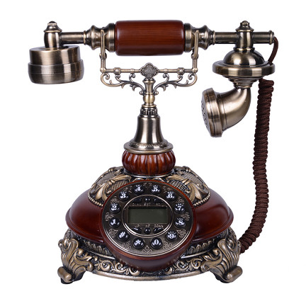 新款欧式仿古电话机老式复古时尚工艺电话机家
