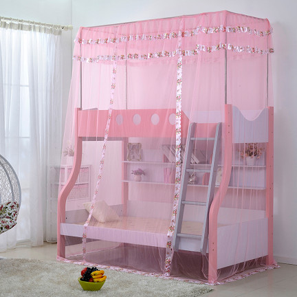 订做儿童 定做双层床 子母床蚊帐 上下铺高低床