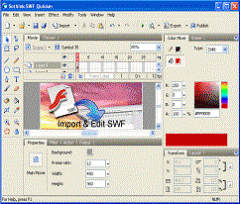 Flash动画制作工具(Sothink SWF Quicker) v5.6 汉化破解版下载