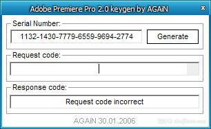 Premiere Pro 2.0注册机免费下载0