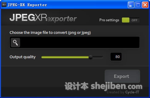 高清图片转换(JPEG-XR Exporter) v1.0 英文免费版下载0