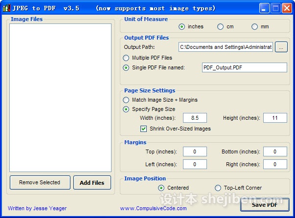 JPEG to PDF(JPG转PDF格式转换器) v3.7 英文版免费下载0