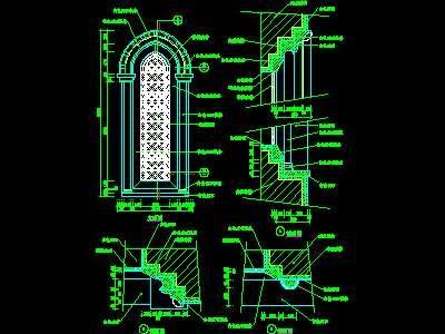 CAD窗详图素材29--CAD图块..施工图