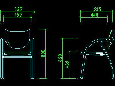 椅子家具图块素材12--CAD图..施工图