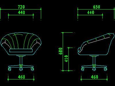 椅子家具图块素材2--CAD图..施工图