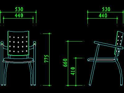 椅子家具图块素材9--CAD图..施工图