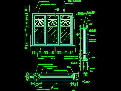 CAD窗详图素材32--CAD图块..施工图