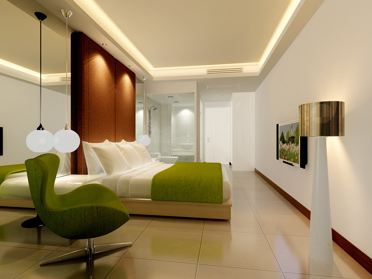 酒店套房 - 效果图交流区-建E室内设计网