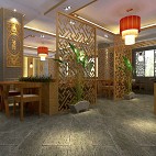 中式西餐厅大厅