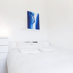 2017混搭风格白色系家居次卧室装修效果图片
