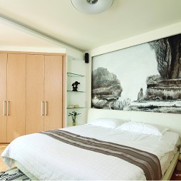 2017现代风格简单家居主卧室装修效果图片