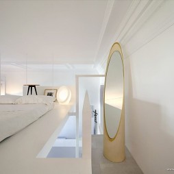 简约清爽复式公寓设计小卧室装修效果图