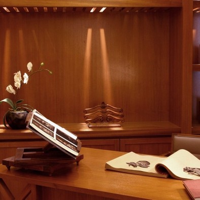 红木中式家庭书房装修效果图
