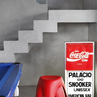 巴西清爽复式公寓设计混搭简易楼梯间装修效果图