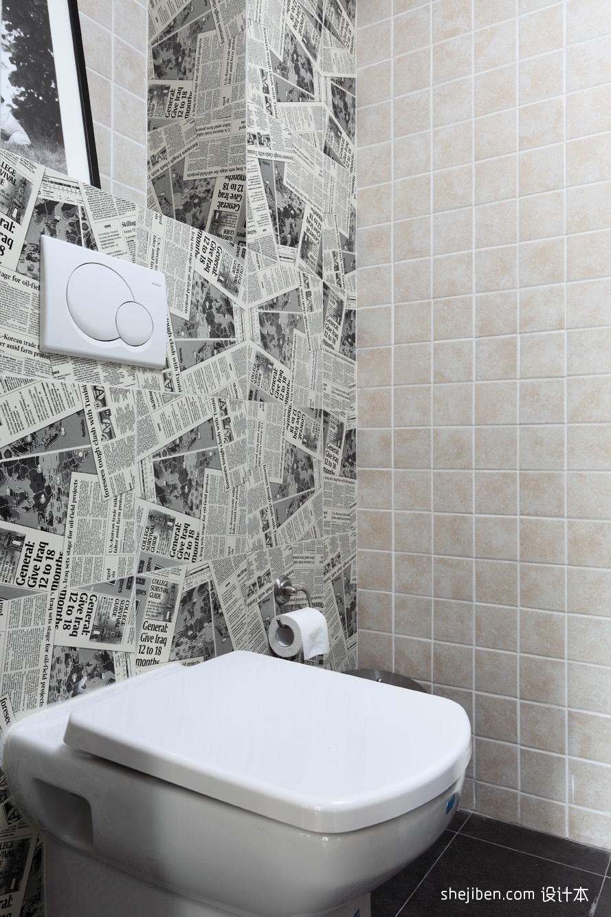 混搭风格最新个性主卫生间瓷砖装修效果图片