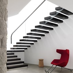 2017现代风格别墅家居楼梯装修效果图欣赏