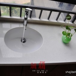 广州胭脂设计现代简约风格家装洗手盆装修效果图