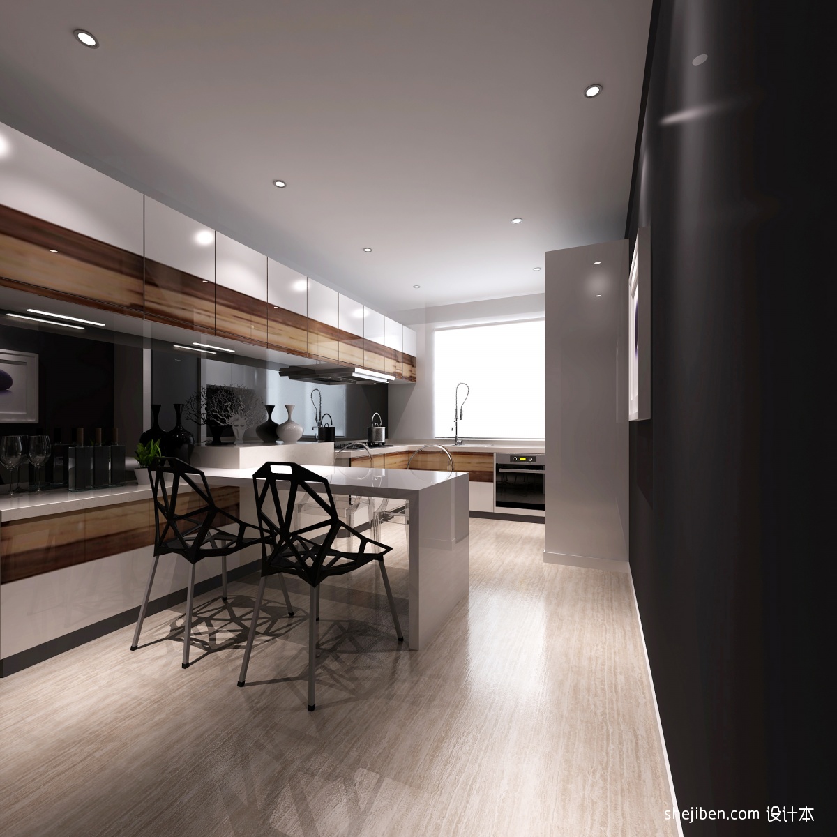 简约现代灰-----厨房|空间|室内设计|一苇工作室 - 原创作品 - 站酷 (ZCOOL)