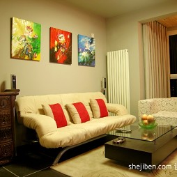现代风格客厅沙发背景墙装修效果图